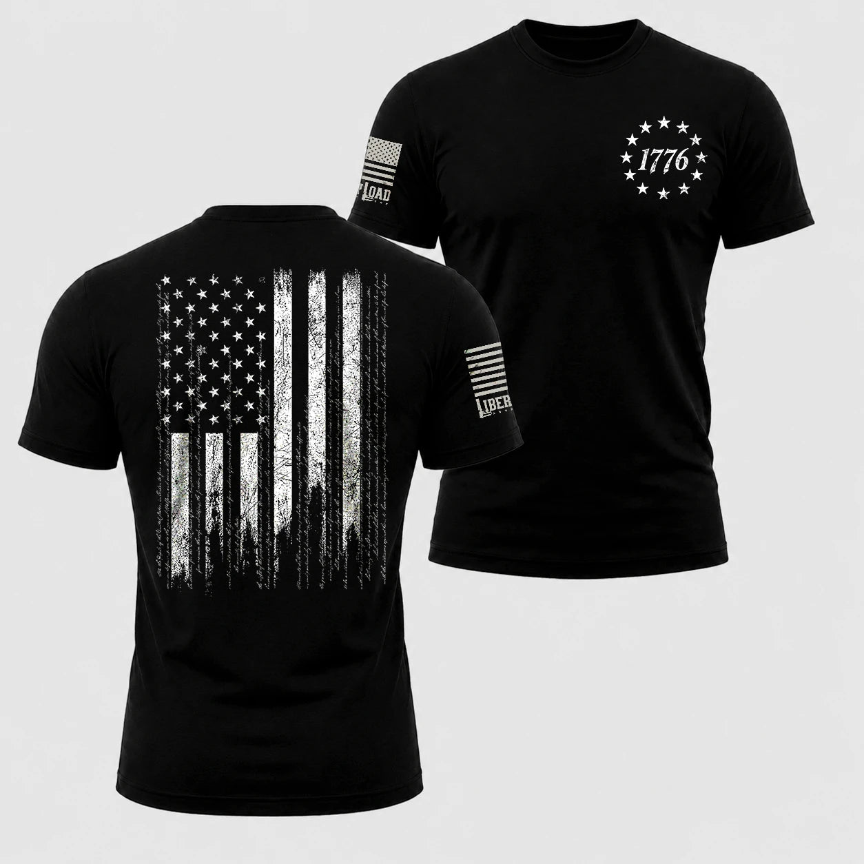 1776 Distressed Flag T-Shirt
