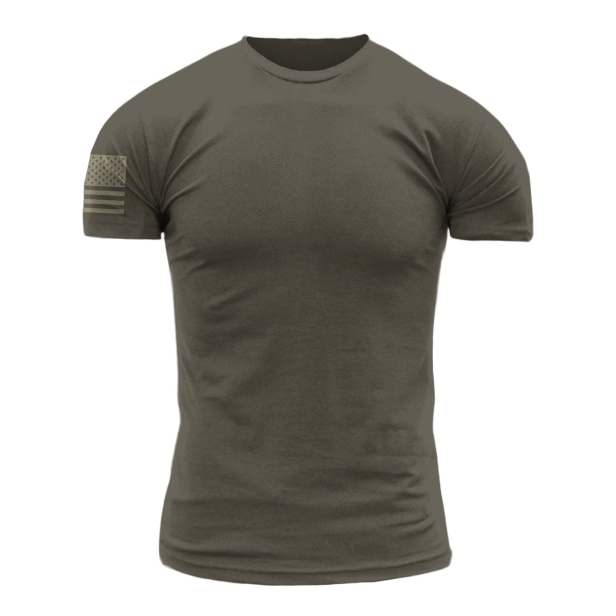 Premium Fabric Basic T-Shirts - Military Green - 3 Pack