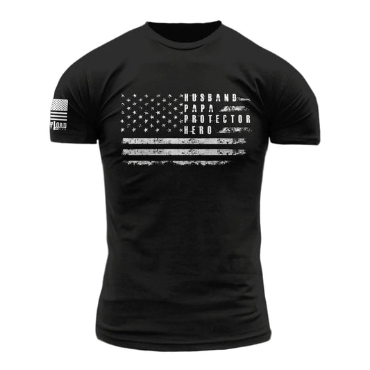 Husband  Daddy(Papa) Protector Hero - T-Shirt