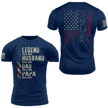 Legend Husband Dad Papa - Customized T-Shirt