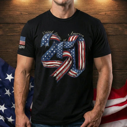 United States Semiquincentennial Ribbon - T-Shirt