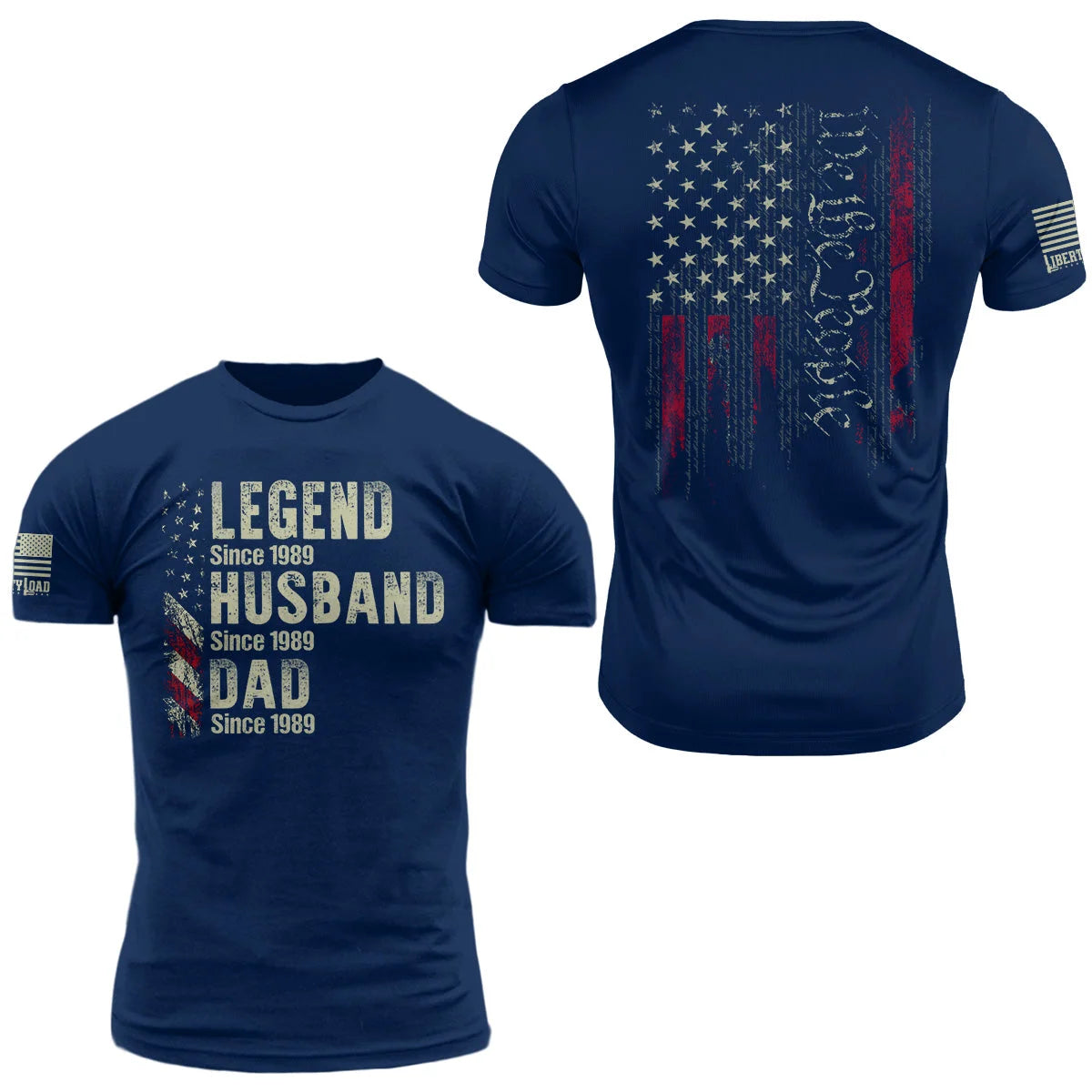 Legend Husband Dad Papa - Customized T-Shirt