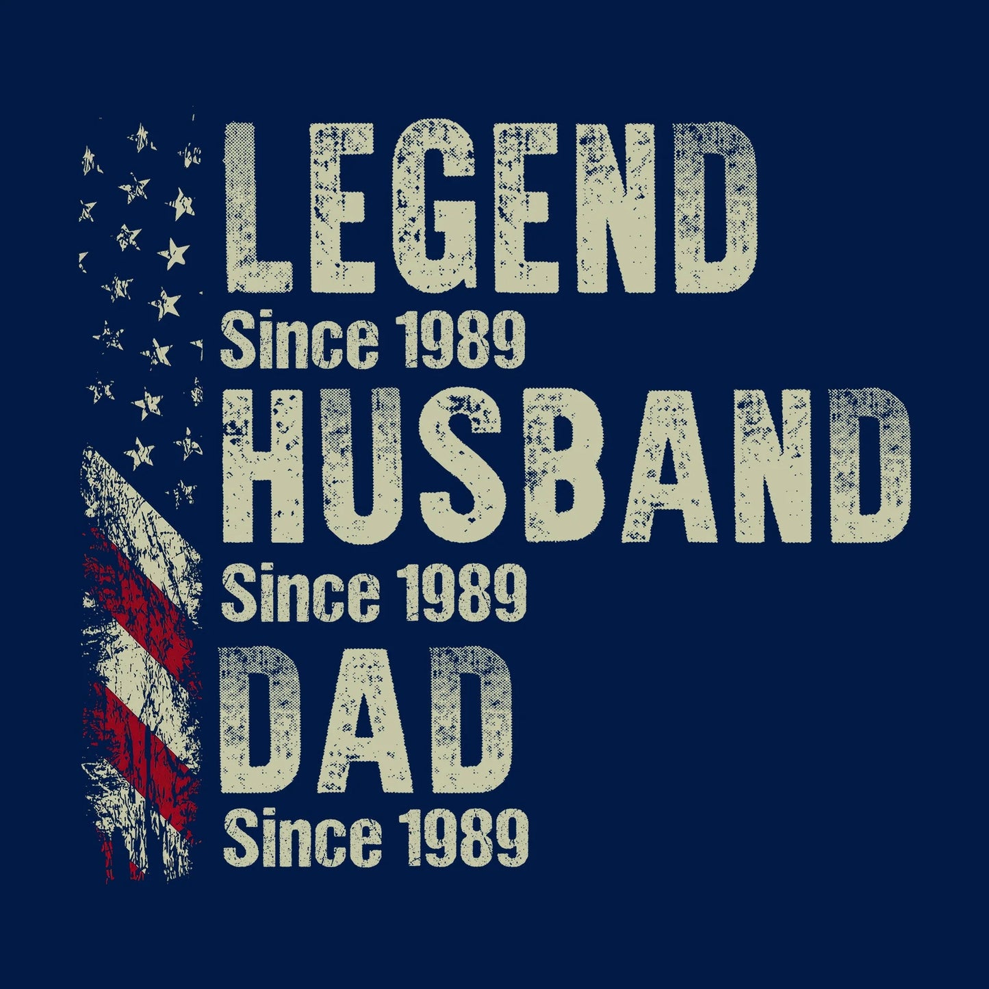 Legend Husband Dad Papa - Customized T-Shirt