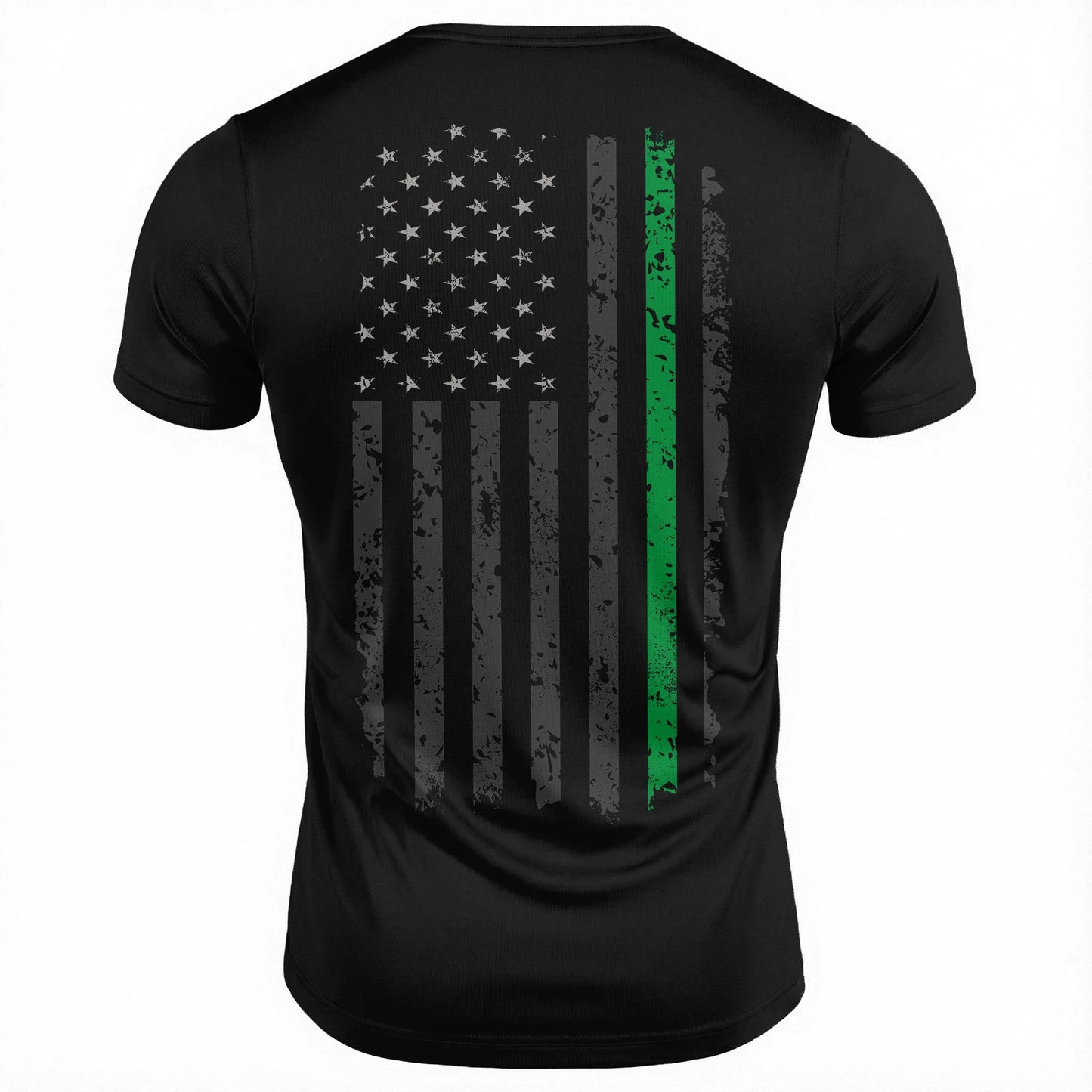 Lucky Green American Flag - T-Shirt