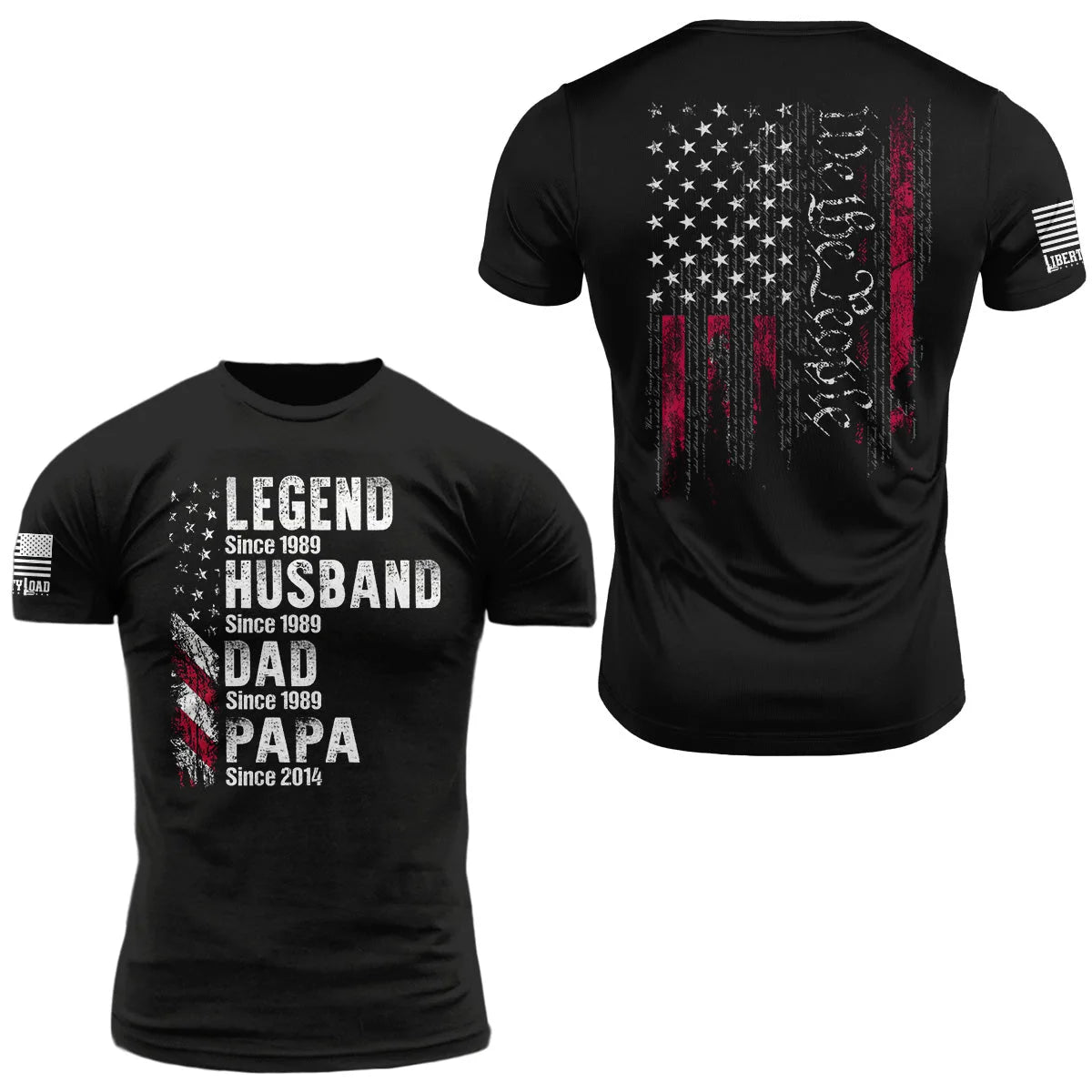 Legend Husband Dad Papa - Customized T-Shirt