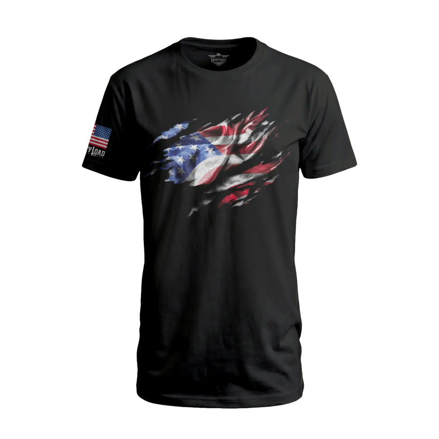 American Rip Flag - T-Shirt