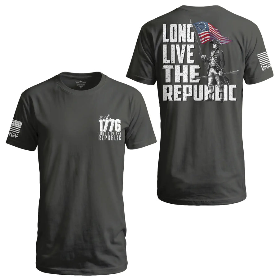 Long Live The Republic Patriotic - T-Shirt
