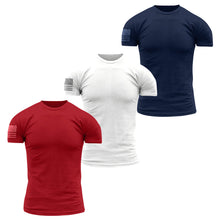 Premium Fabric Basic T-Shirts - Patriot Pack - 3 Pack