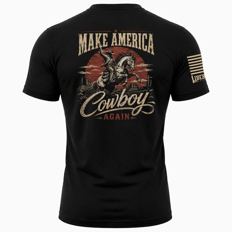MAKE AMERICA COWBOY AGAIN T-SHIRT
